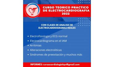 Imagen 2º CURSO TEORICO-PRACTICO DE ELECTROCARDIOGRAFIA