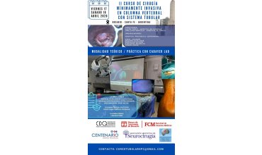 Imagen ll Curso de cirugía mínimamente invasiva en columna vertebral con sistema tubular.18/04/2026